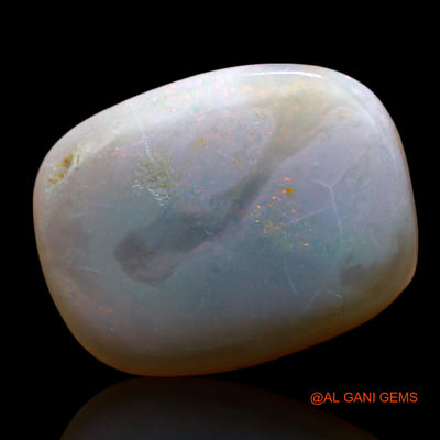 7.00 Cts Natural Australian Fire Opal Loose Gemstone Oval Cabochon 16x13x4 mm AF-70