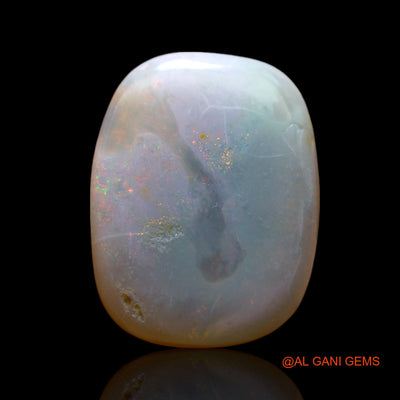7.00 Cts Natural Australian Fire Opal Loose Gemstone Oval Cabochon 16x13x4 mm AF-70