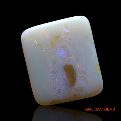 2.00 Cts Natural Australian Fire Opal Loose Gemstone Square Cabochon 11x10x2 mm AF-710