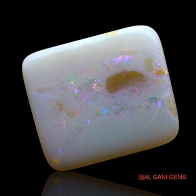 2.00 Cts Natural Australian Fire Opal Loose Gemstone Square Cabochon 11x10x2 mm AF-710