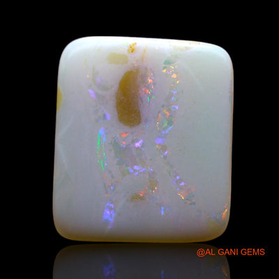 2.00 Cts Natural Australian Fire Opal Loose Gemstone Square Cabochon 11x10x2 mm AF-710