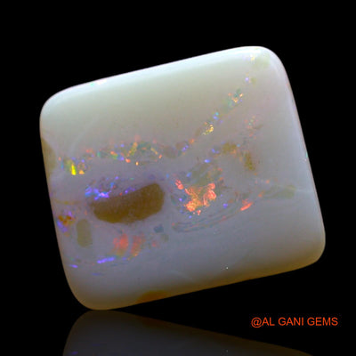 2.00 Cts Natural Australian Fire Opal Loose Gemstone Square Cabochon 11x10x2 mm AF-710