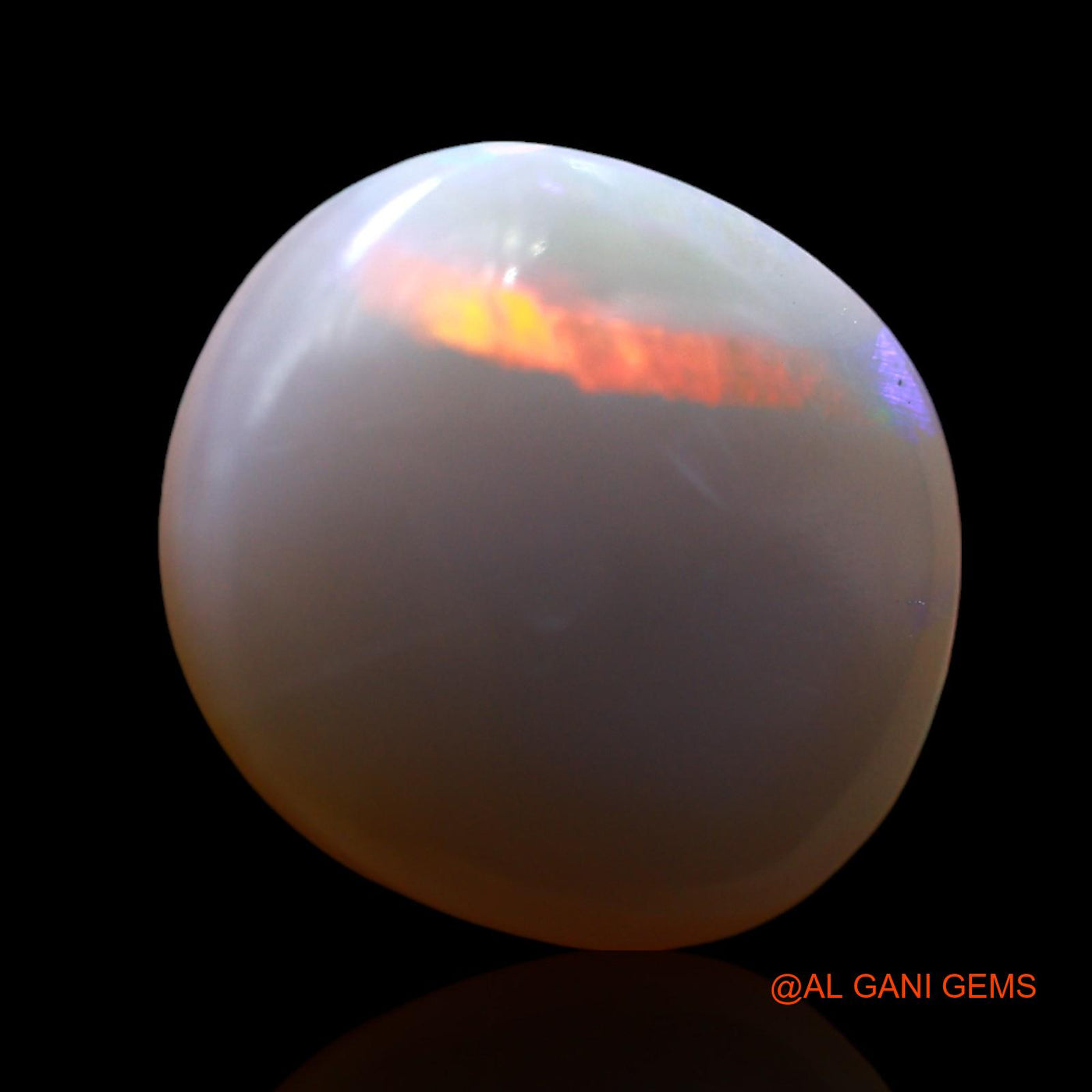 5.00 Cts Natural Australian Fire Opal Loose Gemstone Oval Cabochon 13x11x5 mm AF-711