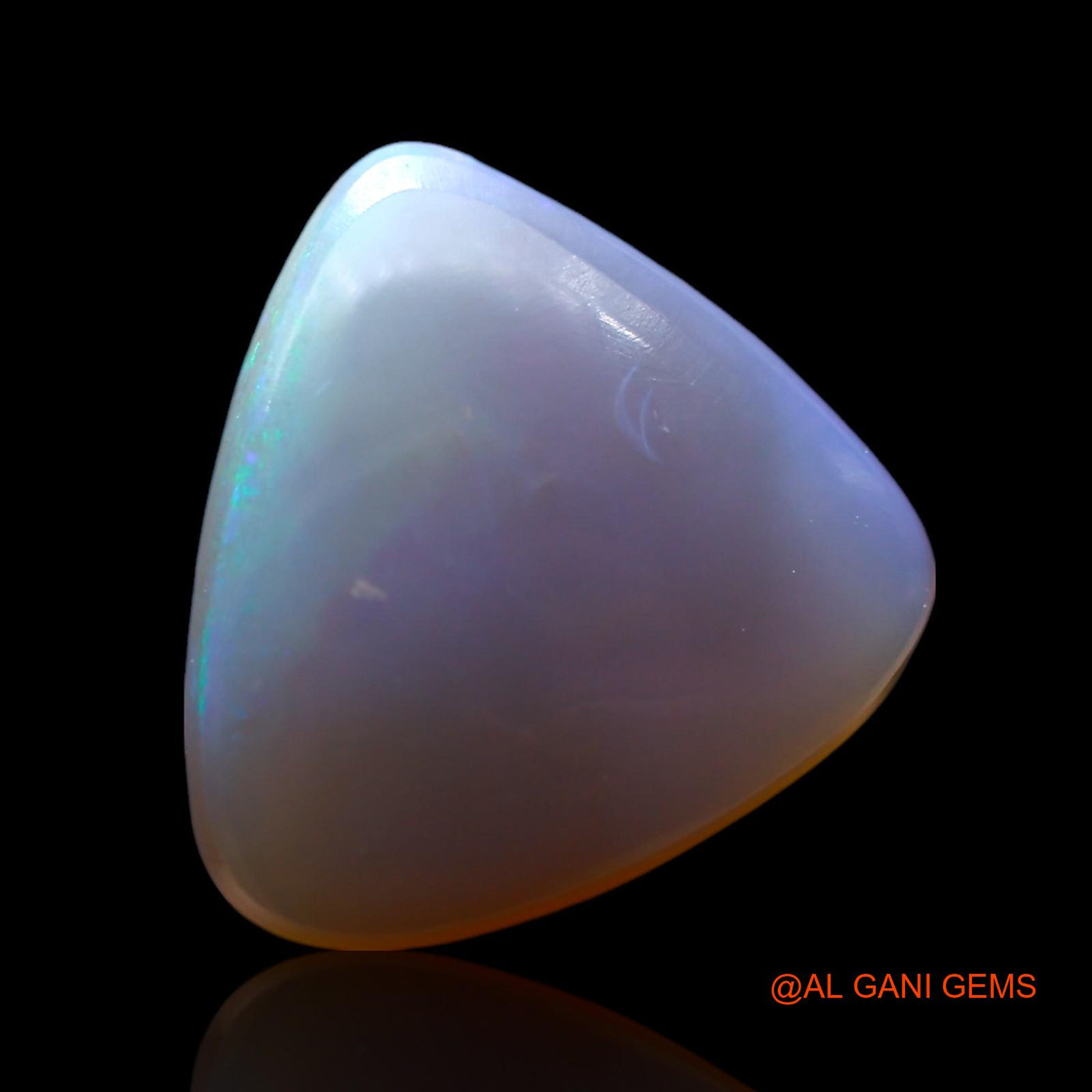 3.00 Cts Natural Australian Fire Opal Loose Gemstone Trillion Cabochon 12x12x4 mm AF-713