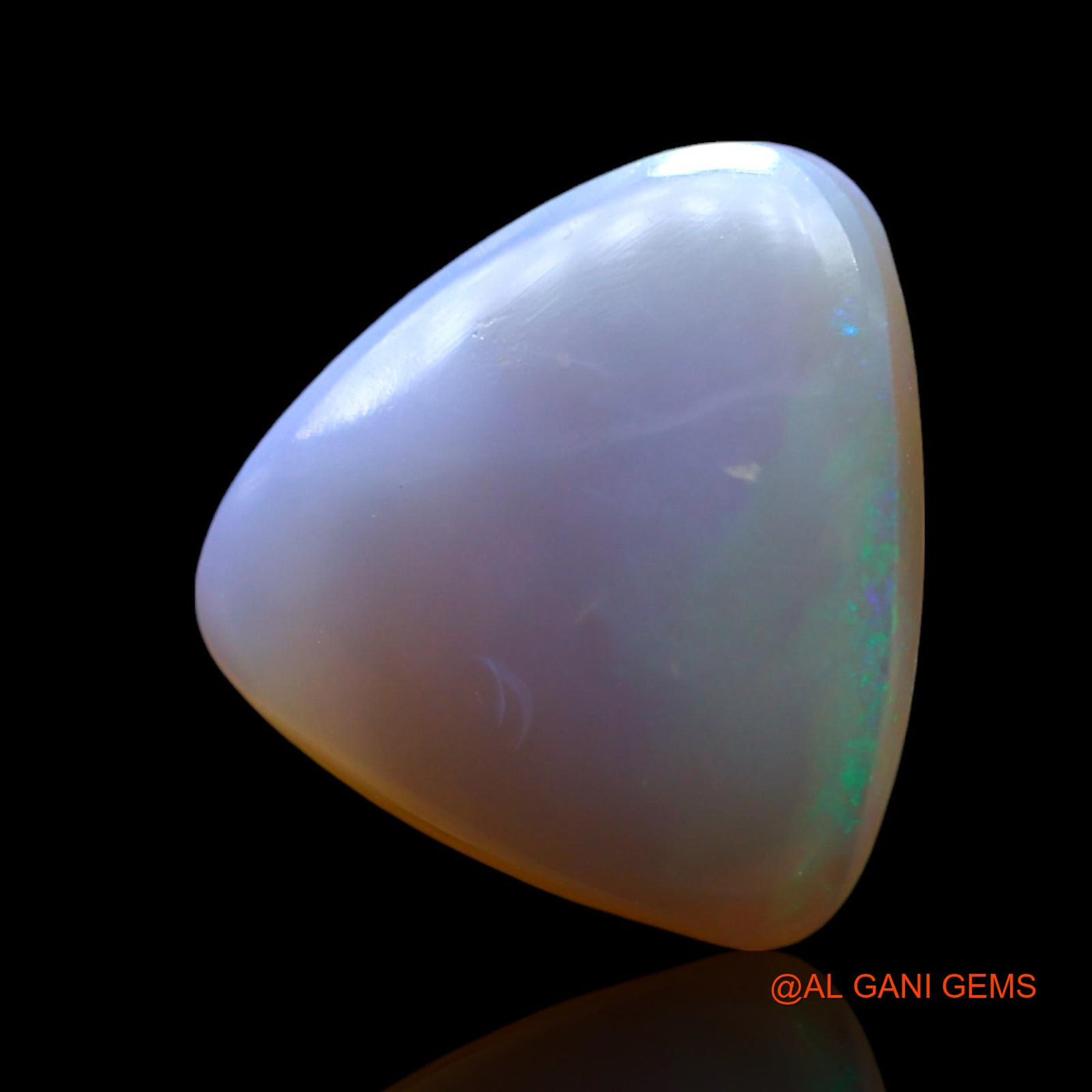 3.00 Cts Natural Australian Fire Opal Loose Gemstone Trillion Cabochon 12x12x4 mm AF-713