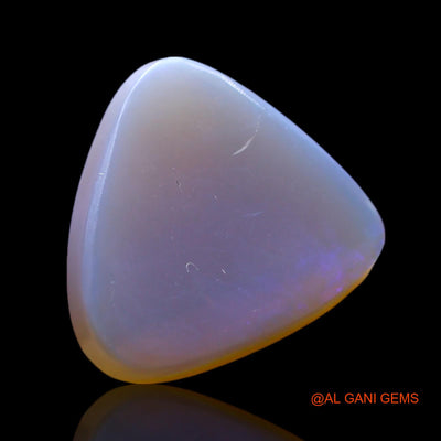 3.00 Cts Natural Australian Fire Opal Loose Gemstone Trillion Cabochon 12x12x4 mm AF-713