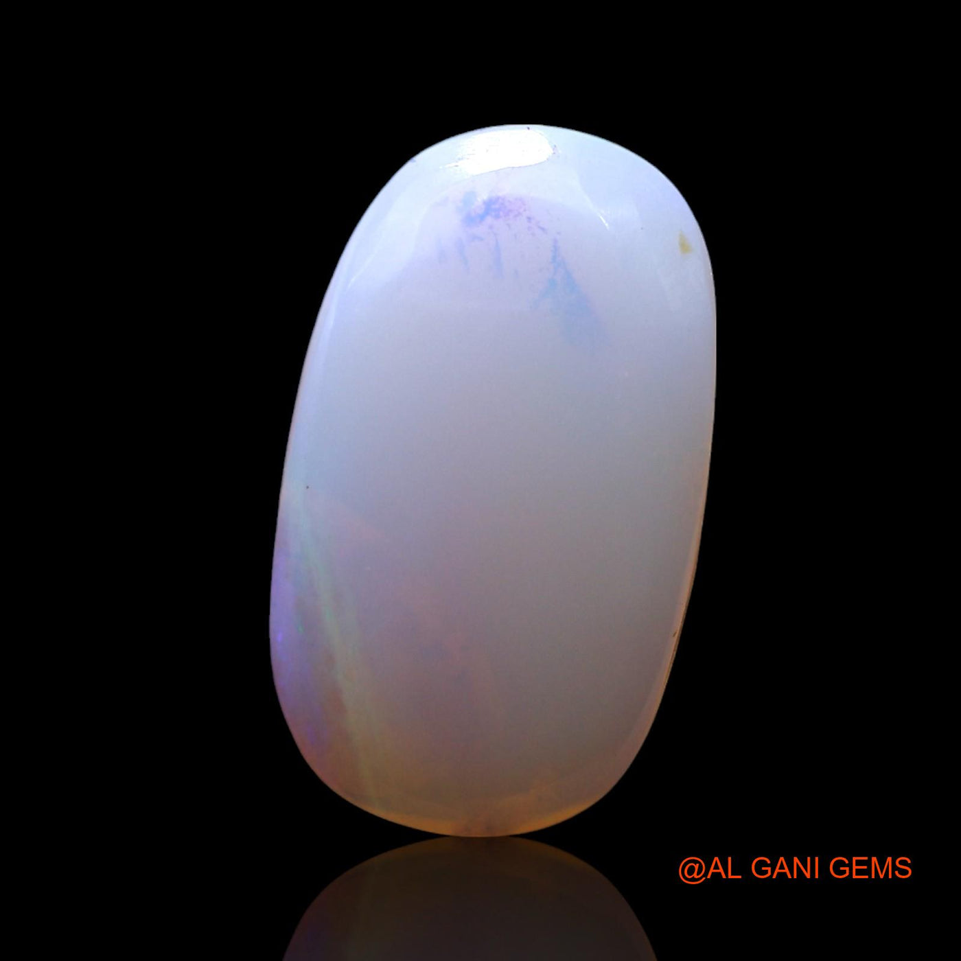 Natural Untreated Fire Opal Loose Gemstone Oval Cabochon From Australia 3.00 Cts 14x8x3 mm AF-715