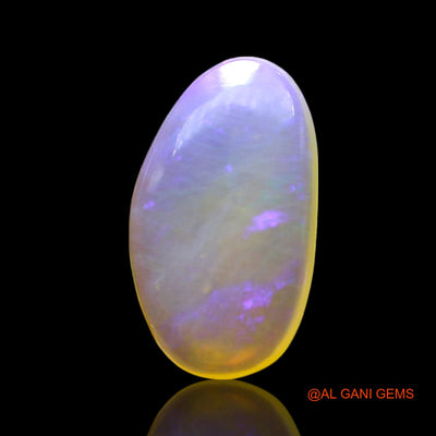 Natural Untreated Fire Opal Loose Gemstone Oval Cabochon From Australia 2.00 Cts 14x8x3 mm AF-716