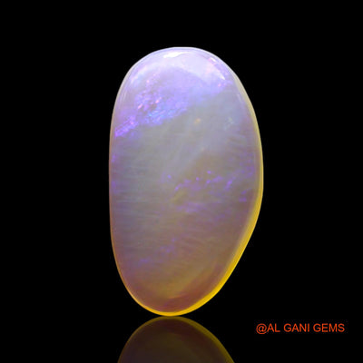 Natural Untreated Fire Opal Loose Gemstone Oval Cabochon From Australia 2.00 Cts 14x8x3 mm AF-716