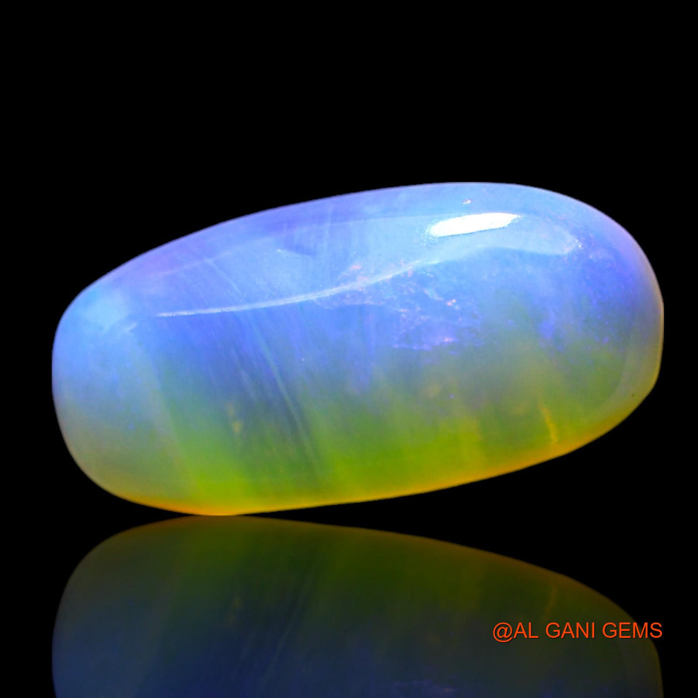 3.00 Cts Natural Australian Fire Opal Loose Gemstone Oval Cabochon 14x7x4 mm AF-717