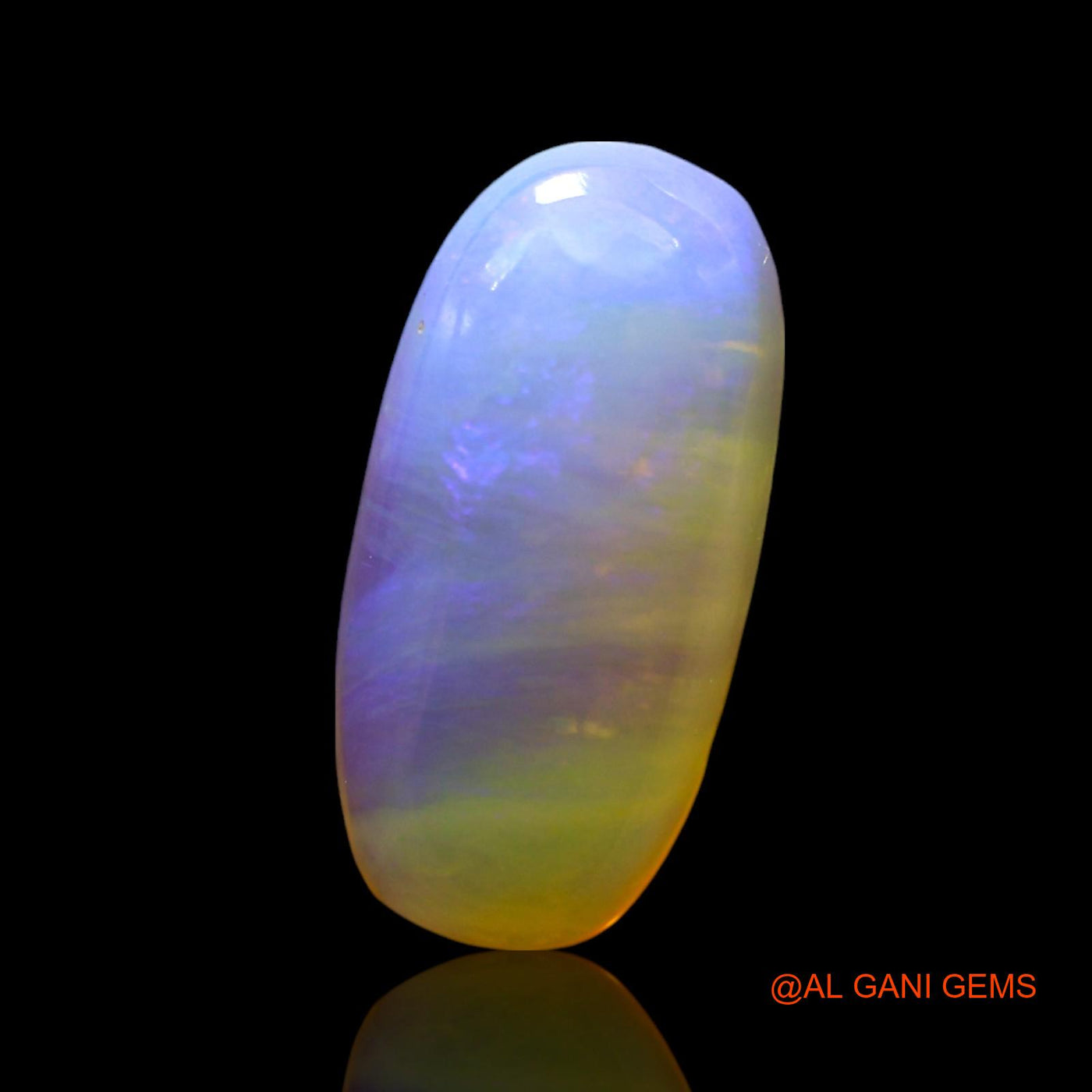 3.00 Cts Natural Australian Fire Opal Loose Gemstone Oval Cabochon 14x7x4 mm AF-717