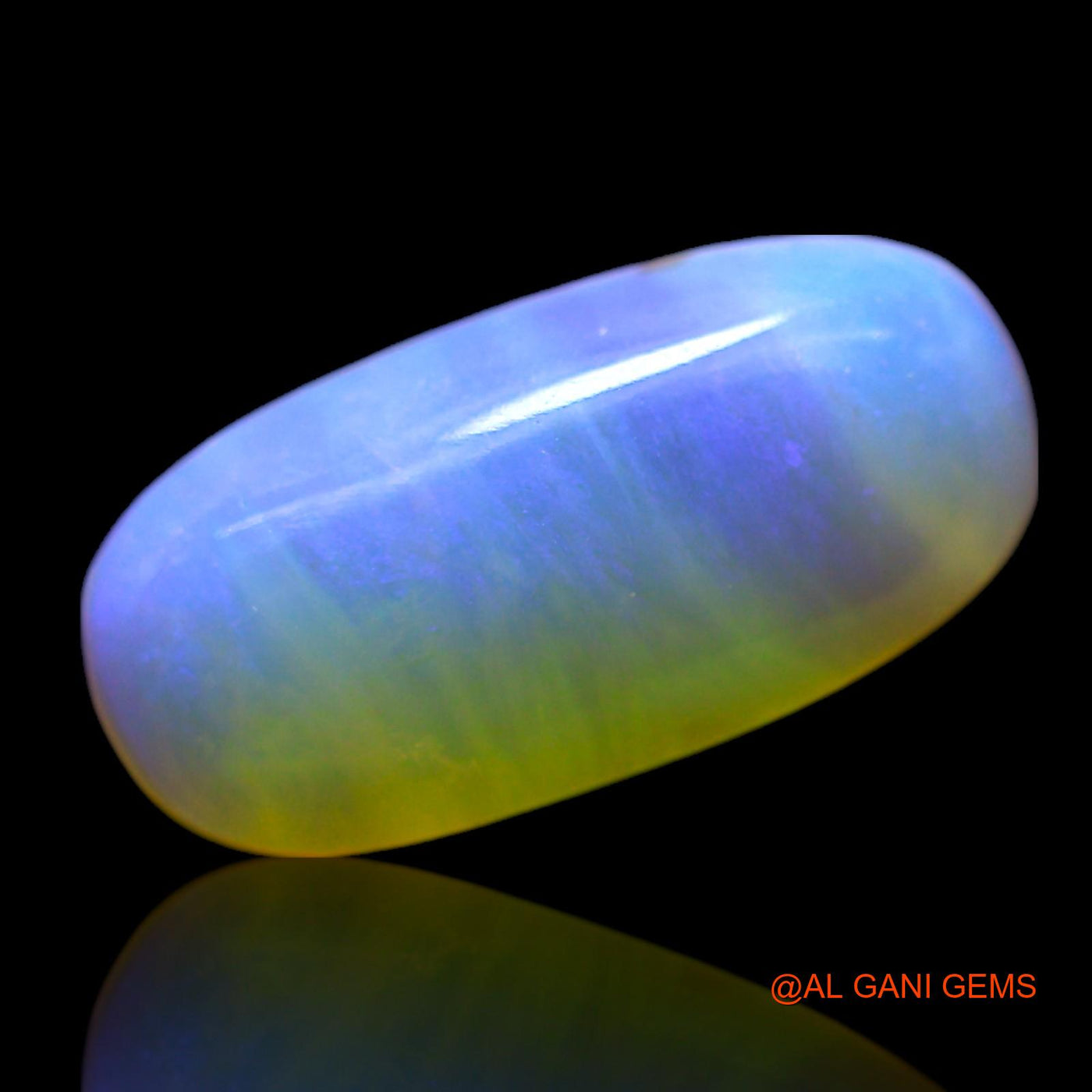 3.00 Cts Natural Australian Fire Opal Loose Gemstone Oval Cabochon 14x7x4 mm AF-717