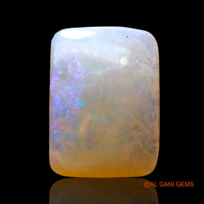 3.00 Cts Natural Australian Fire Opal Loose Gemstone Square Cabochon 12x8x3 mm AF-719