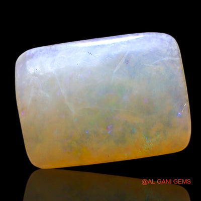 3.00 Cts Natural Australian Fire Opal Loose Gemstone Square Cabochon 12x8x3 mm AF-719