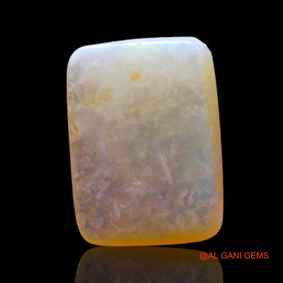 3.00 Cts Natural Australian Fire Opal Loose Gemstone Square Cabochon 12x8x3 mm AF-719