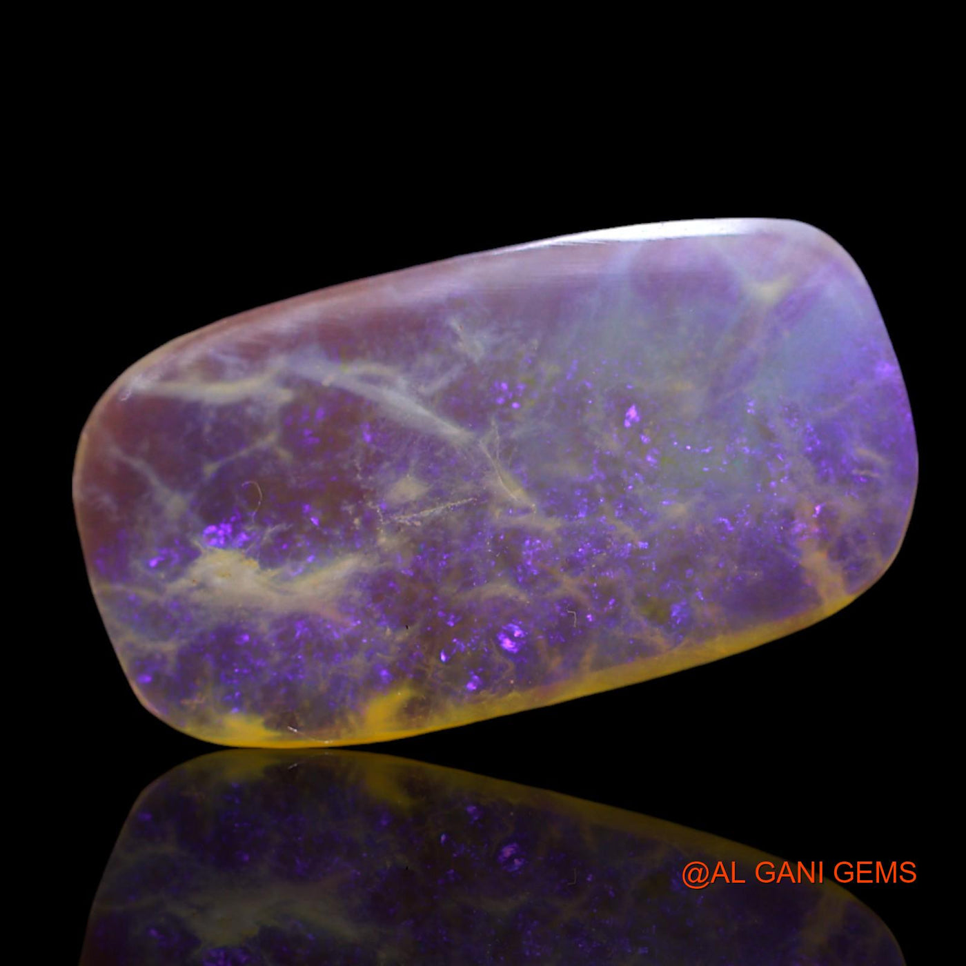 4.00 Cts Natural Australian Fire Opal Loose Gemstone Oval Cabochon 19x10x2 mm AF-71