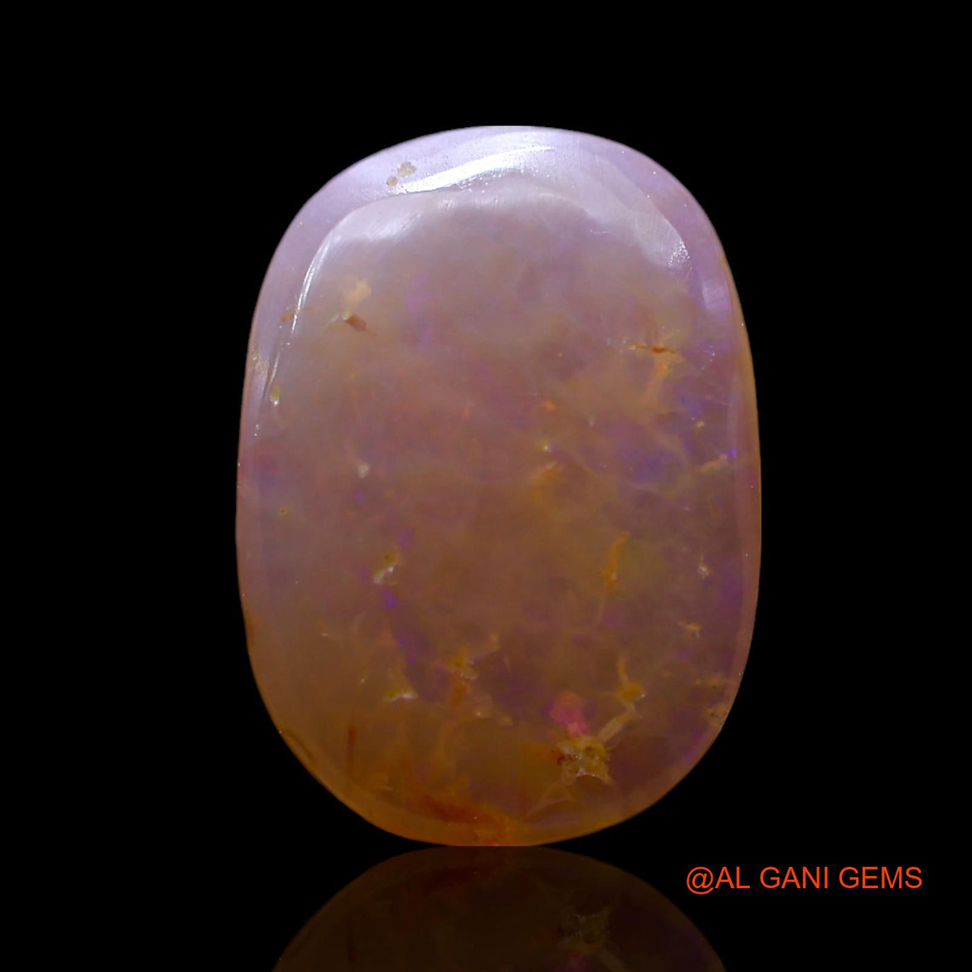 3.00 Cts Natural Australian Fire Opal Loose Gemstone Oval Cabochon 13x9x3 mm AF-720