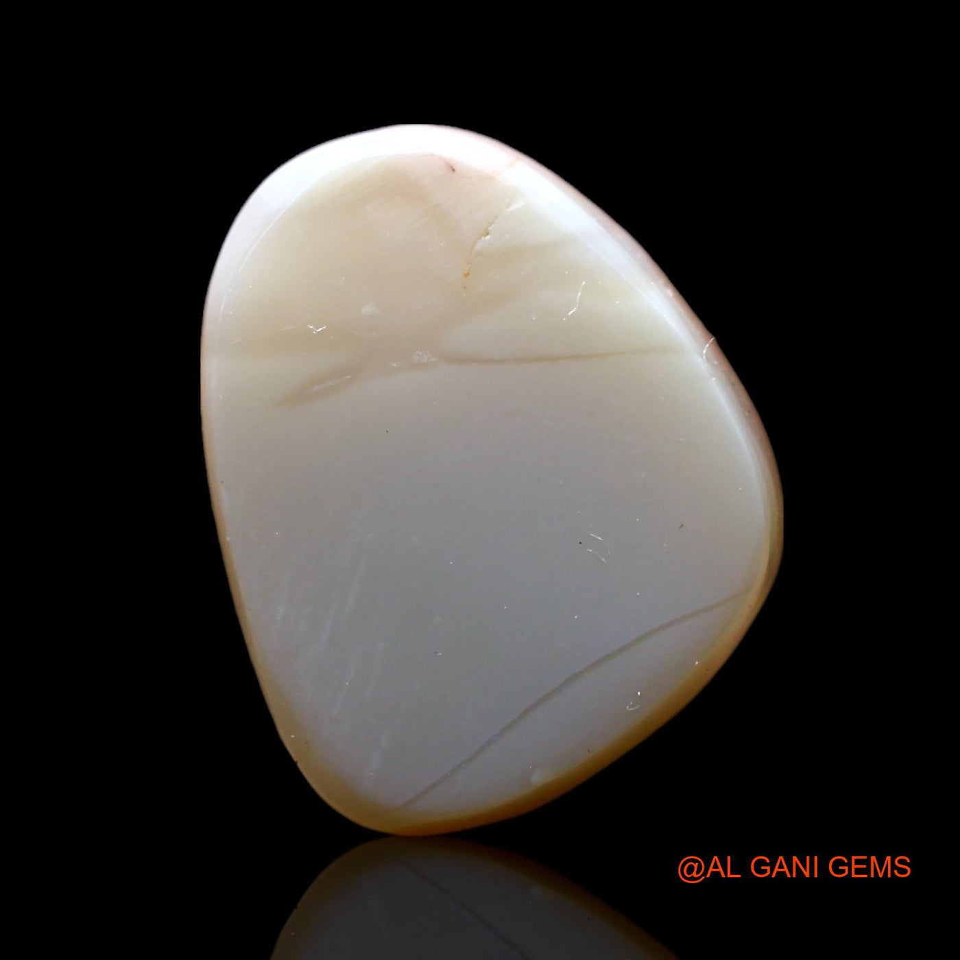 Natural Untreated Fire Opal Loose Gemstone Fancy Cabochon From Australia 4.00 Cts 13x10x3 mm AF-721