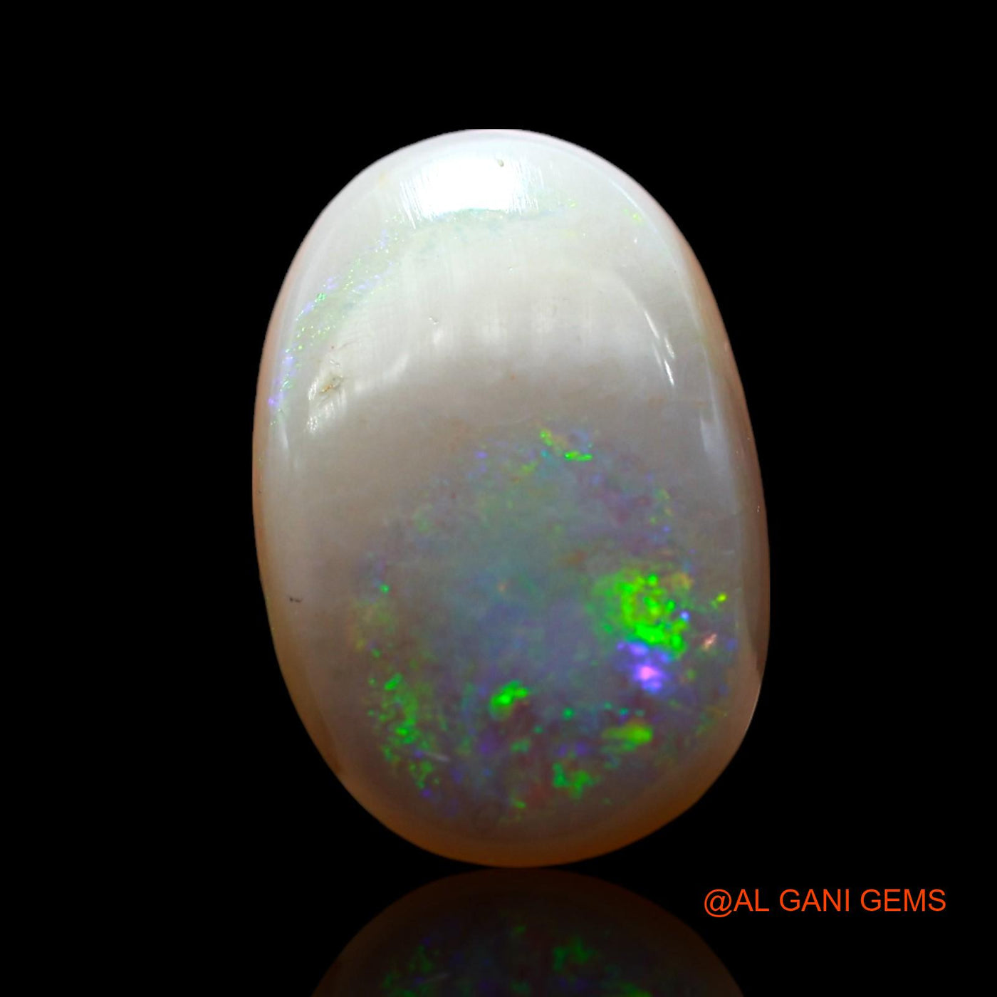 Natural Fire Opal Gemstone 3.00 Cts Loose Oval Cabochon From Australia 14x9x3 mm AF-722