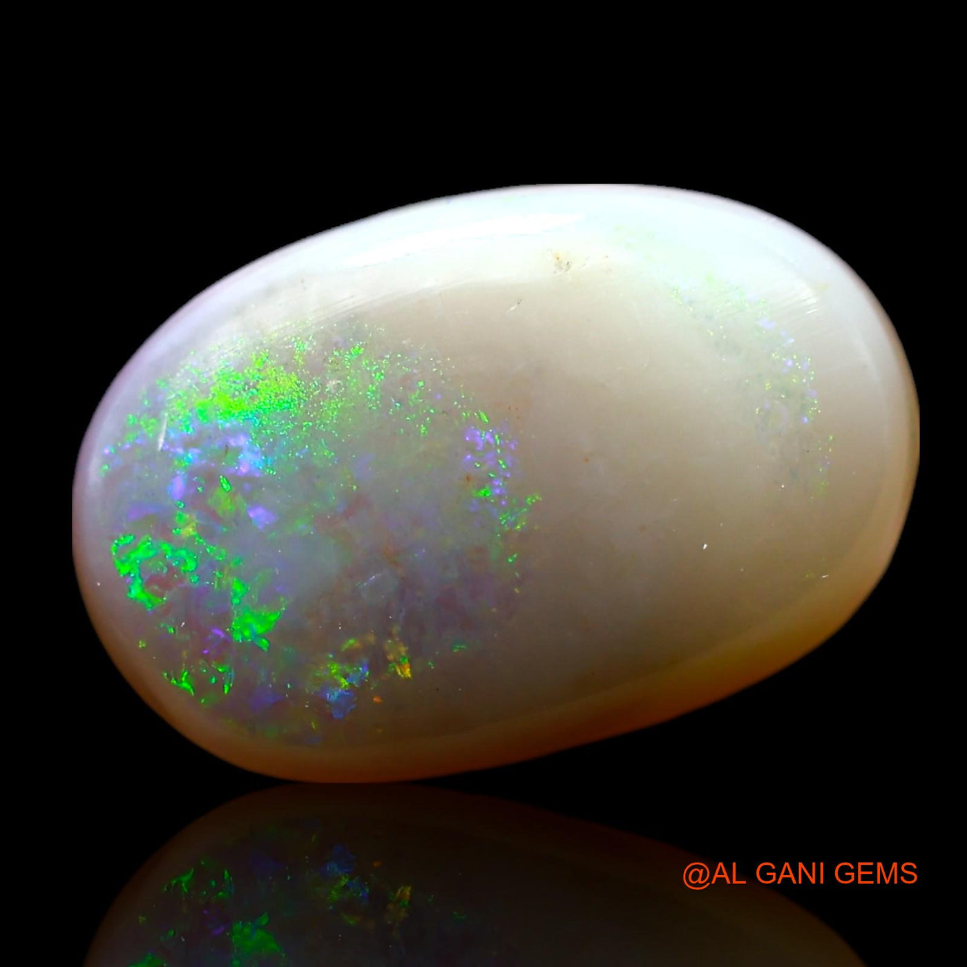 Natural Fire Opal Gemstone 3.00 Cts Loose Oval Cabochon From Australia 14x9x3 mm AF-722
