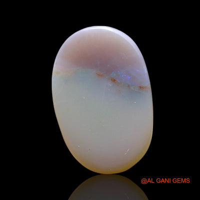 Natural Fire Opal Gemstone 3.00 Cts Loose Oval Cabochon From Australia 14x9x3 mm AF-722