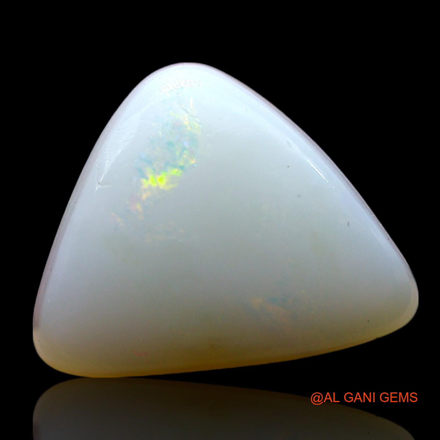 4.00 Cts Natural Australian Fire Opal Trillion Cabochon Loose Gemstone For Jewelry 12x10x5 mm AF-725