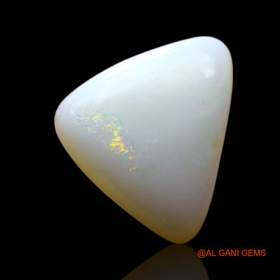 4.00 Cts Natural Australian Fire Opal Trillion Cabochon Loose Gemstone For Jewelry 12x10x5 mm AF-725