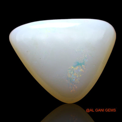 4.00 Cts Natural Australian Fire Opal Trillion Cabochon Loose Gemstone For Jewelry 12x10x5 mm AF-725