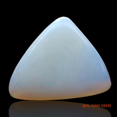Natural Fire Opal Gemstone 2.00 Cts Loose Trillion Cabochon From Australia 13x11x2 mm AF-726