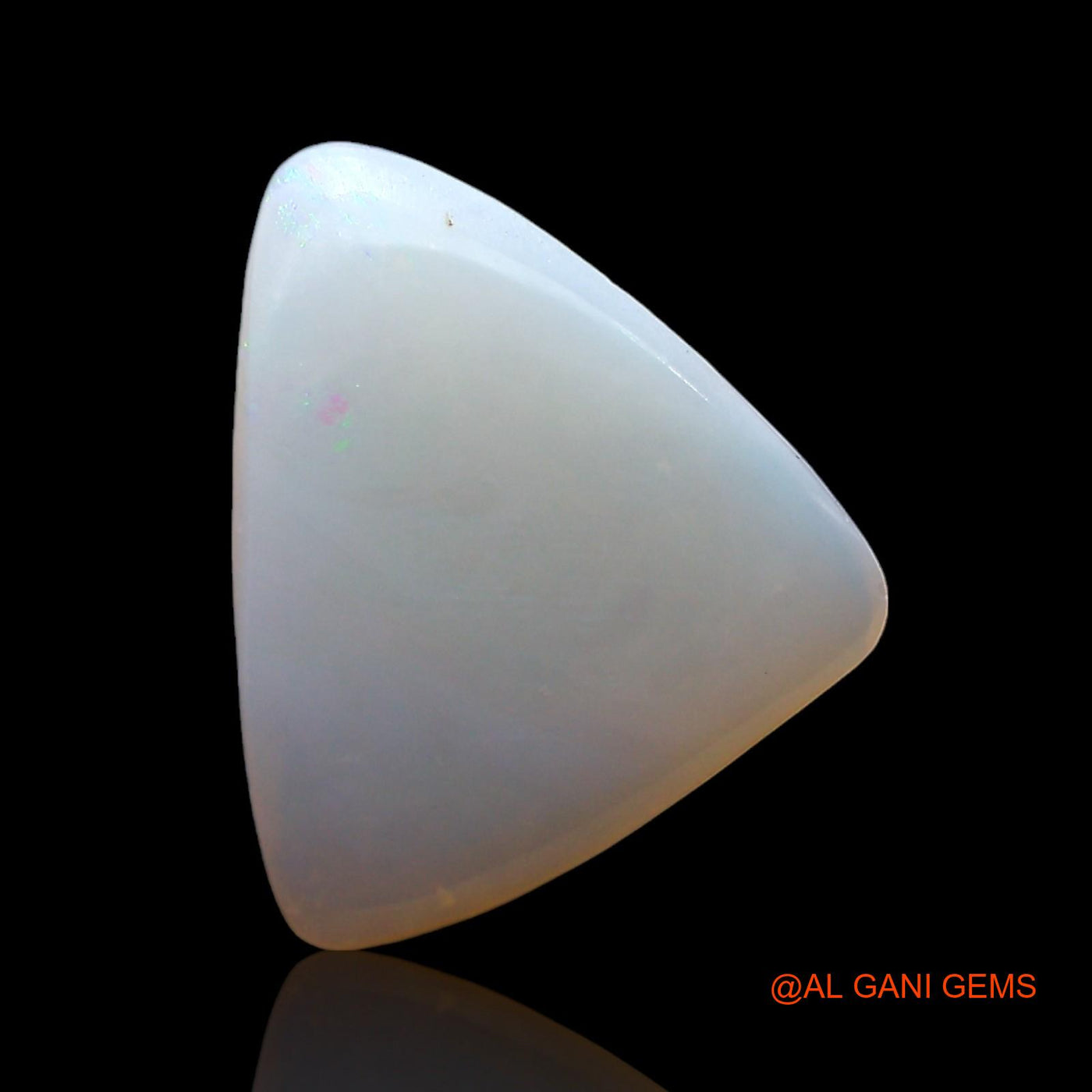 Natural Fire Opal Gemstone 2.00 Cts Loose Trillion Cabochon From Australia 13x11x2 mm AF-726