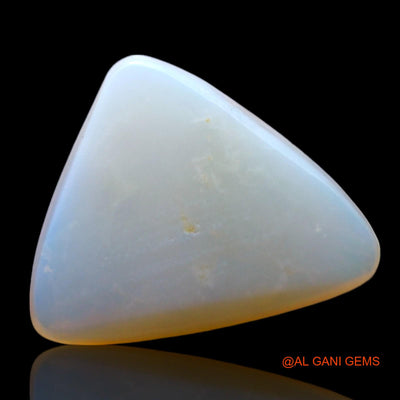 Natural Fire Opal Gemstone 2.00 Cts Loose Trillion Cabochon From Australia 13x11x2 mm AF-726