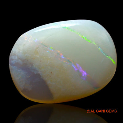 Natural Untreated Fire Opal Loose Gemstone Oval Cabochon From Australia 2.00 Cts 13x9x2 mm AF-727