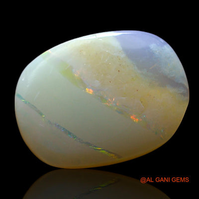 Natural Untreated Fire Opal Loose Gemstone Oval Cabochon From Australia 2.00 Cts 13x9x2 mm AF-727