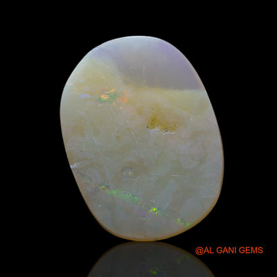 Natural Untreated Fire Opal Loose Gemstone Oval Cabochon From Australia 2.00 Cts 13x9x2 mm AF-727