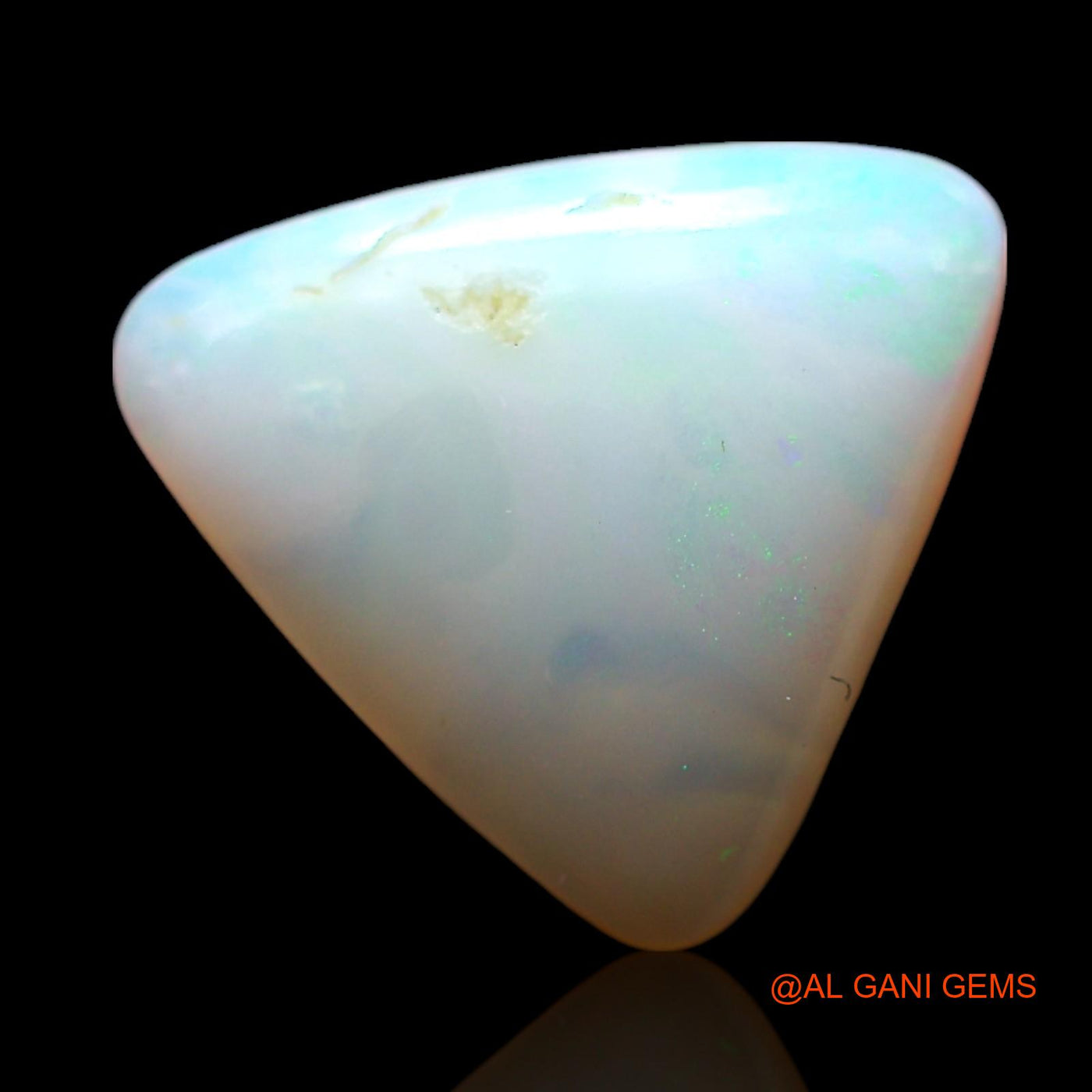 2.00 Cts Natural Australian Fire Opal Loose Gemstone Trillion Cabochon 12x11x3 mm AF-728