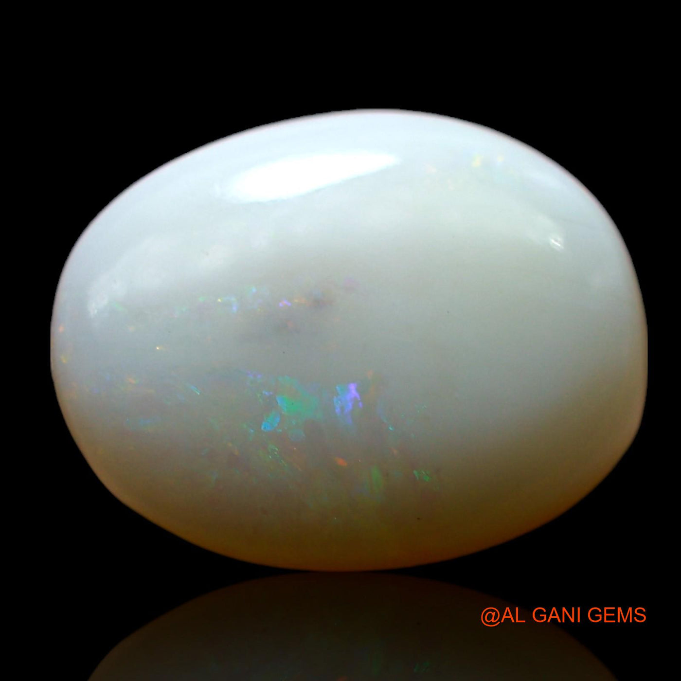 3.00 Cts Natural Australian Fire Opal Oval Cabochon Loose Gemstone For Jewelry 13x10x3 mm AF-729