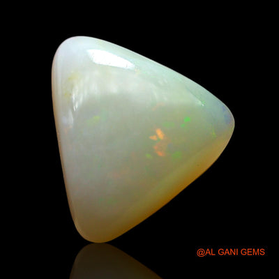 Natural Untreated Fire Opal Loose Gemstone Trillion Cabochon From Australia 4.00 Cts 12x10x5 mm AF-730