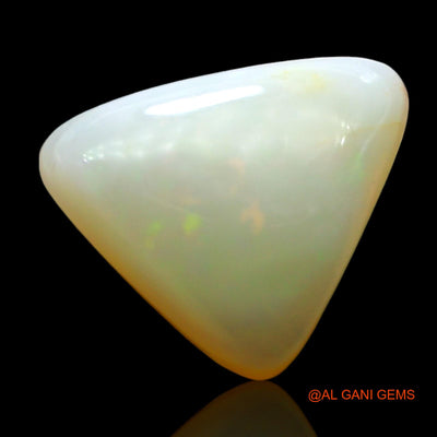 Natural Untreated Fire Opal Loose Gemstone Trillion Cabochon From Australia 4.00 Cts 12x10x5 mm AF-730