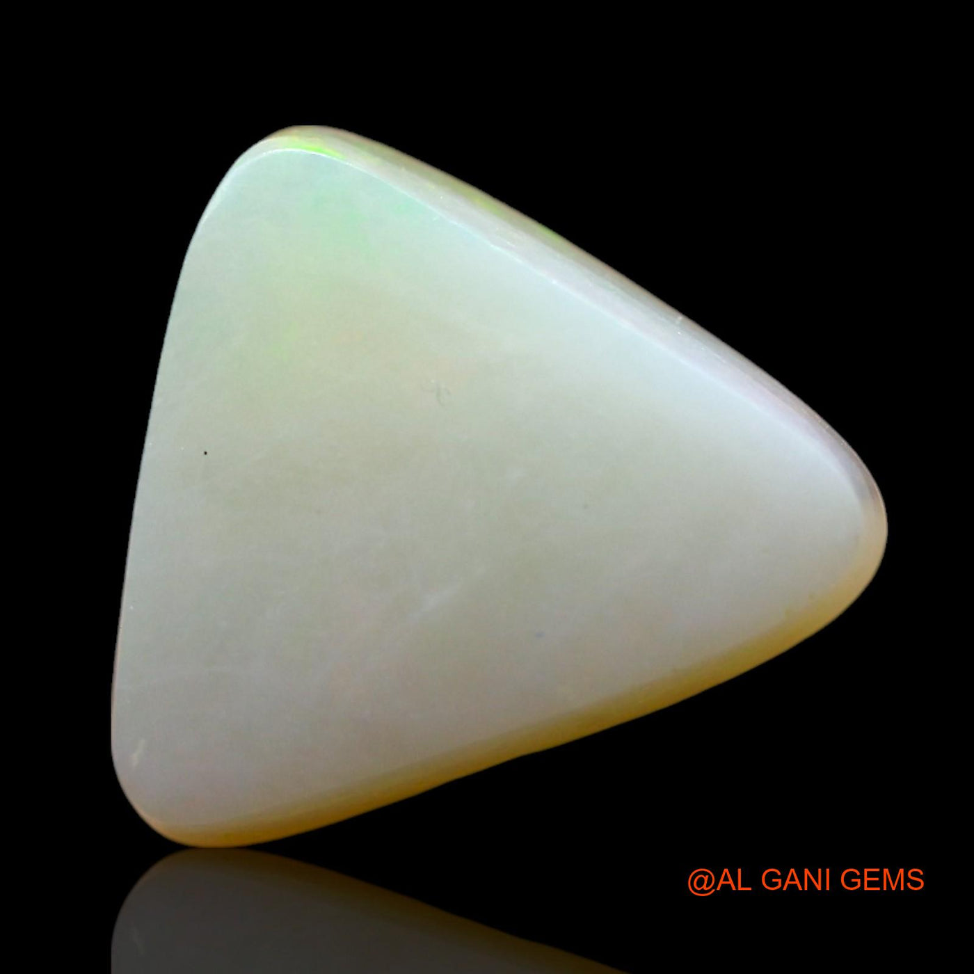Natural Untreated Fire Opal Loose Gemstone Trillion Cabochon From Australia 4.00 Cts 12x10x5 mm AF-730