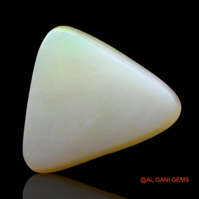 Natural Untreated Fire Opal Loose Gemstone Trillion Cabochon From Australia 4.00 Cts 12x10x5 mm AF-730