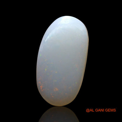 Natural Untreated Fire Opal Loose Gemstone Oval Cabochon From Australia 2.00 Cts 15x8x3 mm AF-731
