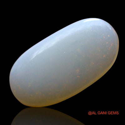 Natural Untreated Fire Opal Loose Gemstone Oval Cabochon From Australia 2.00 Cts 15x8x3 mm AF-731