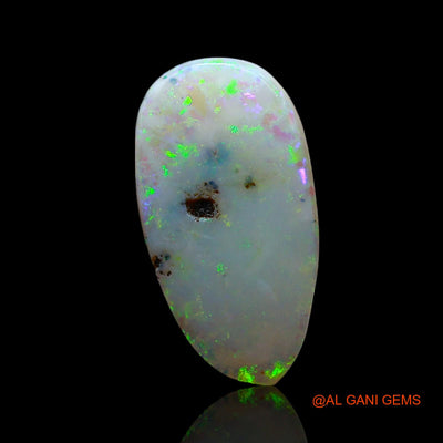 1.00 Cts Natural Australian Fire Opal Pear Cabochon Loose Gemstone For Jewelry 15x8x2 mm AF-732