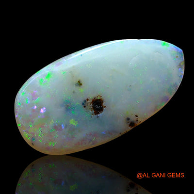 1.00 Cts Natural Australian Fire Opal Pear Cabochon Loose Gemstone For Jewelry 15x8x2 mm AF-732