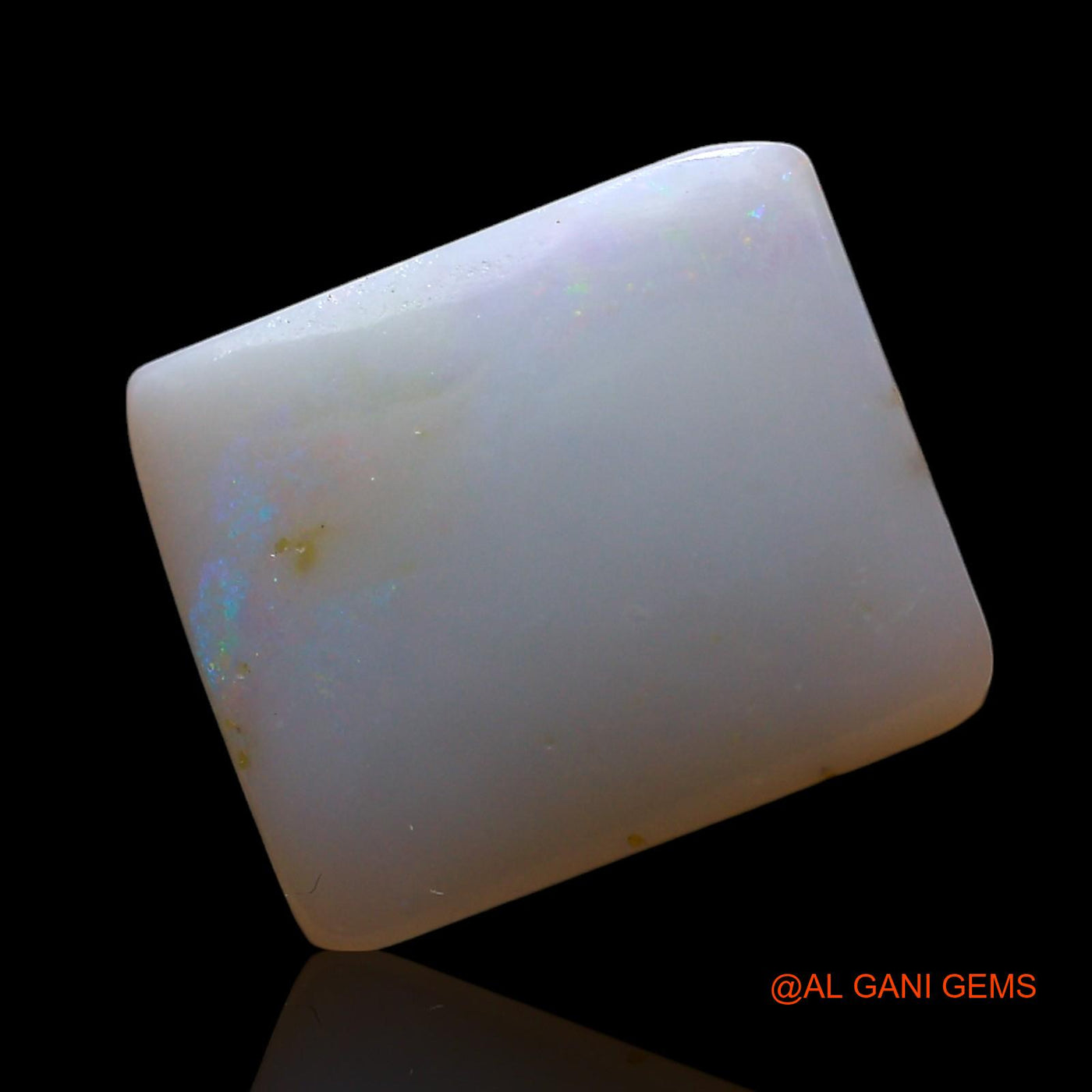 2.00 Cts Natural Australian Fire Opal Loose Gemstone Square Cabochon 12x10x2 mm AF-733