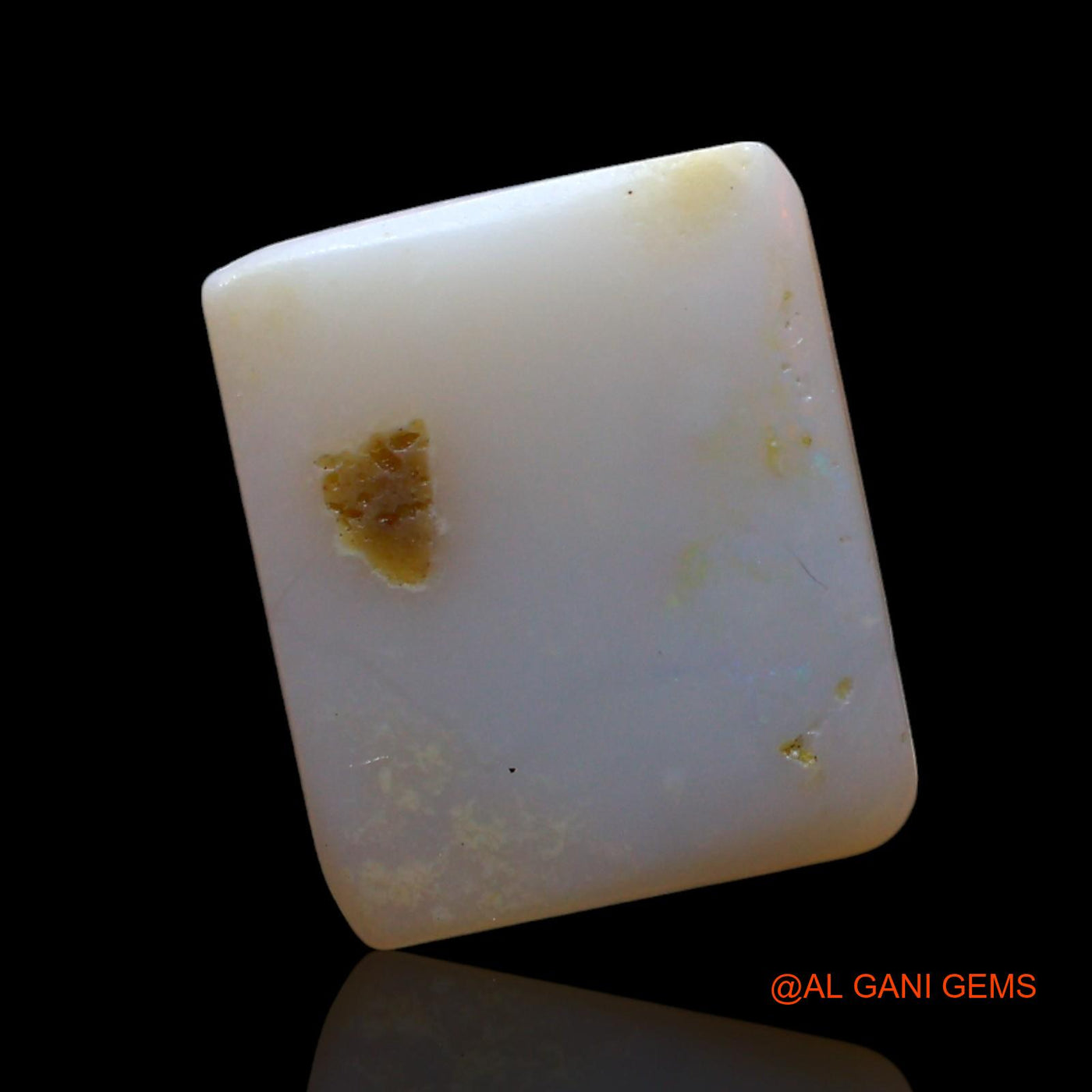 2.00 Cts Natural Australian Fire Opal Loose Gemstone Square Cabochon 12x10x2 mm AF-733