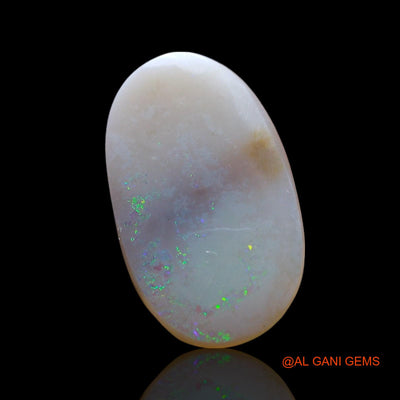 Natural Fire Opal Gemstone 1.00 Cts Loose Oval Cabochon From Australia 15x9x1 mm AF-734