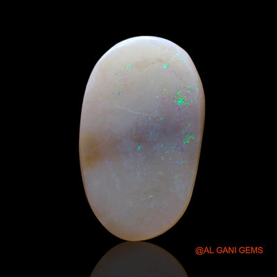 Natural Fire Opal Gemstone 1.00 Cts Loose Oval Cabochon From Australia 15x9x1 mm AF-734