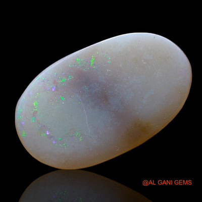 Natural Fire Opal Gemstone 1.00 Cts Loose Oval Cabochon From Australia 15x9x1 mm AF-734