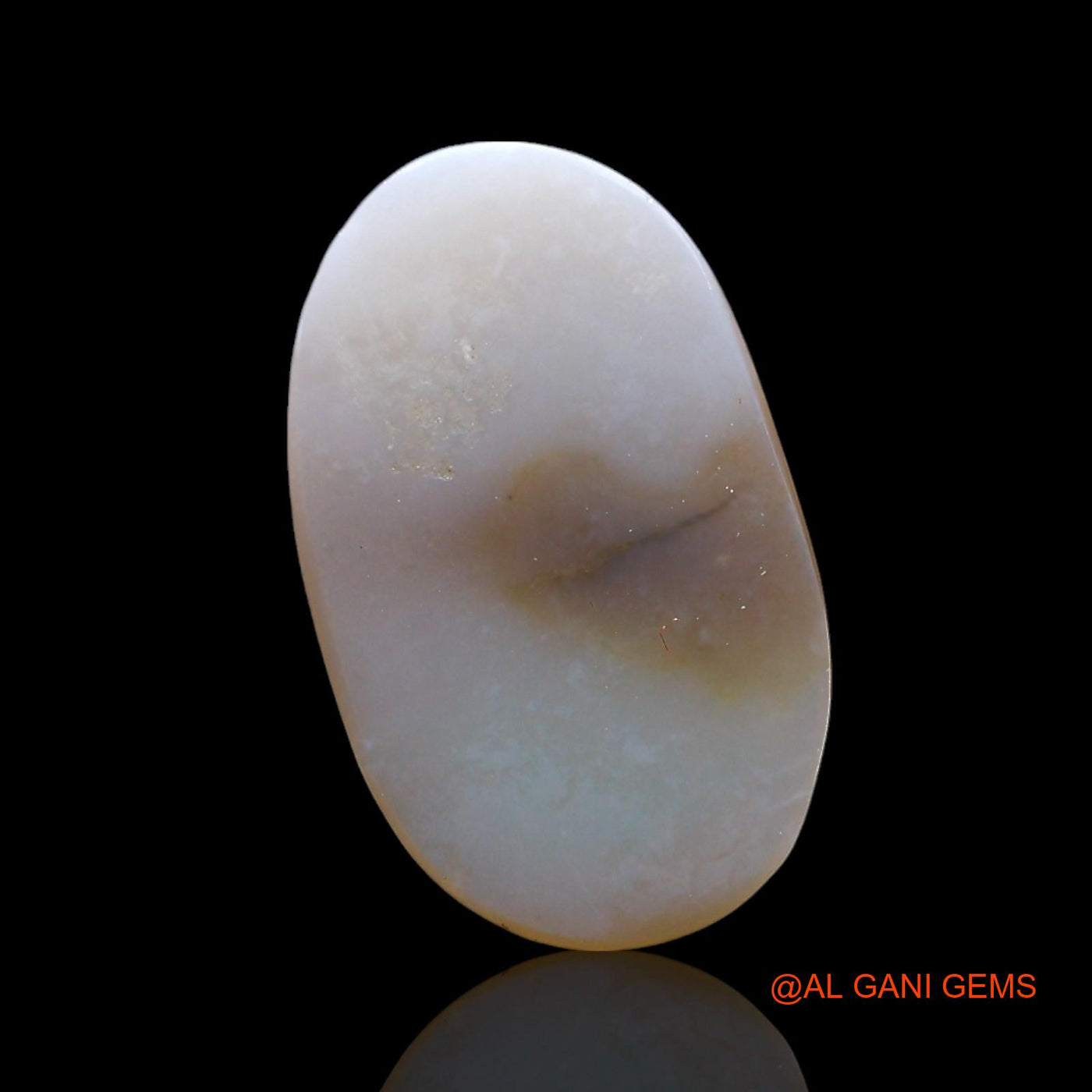 Natural Fire Opal Gemstone 1.00 Cts Loose Oval Cabochon From Australia 15x9x1 mm AF-734